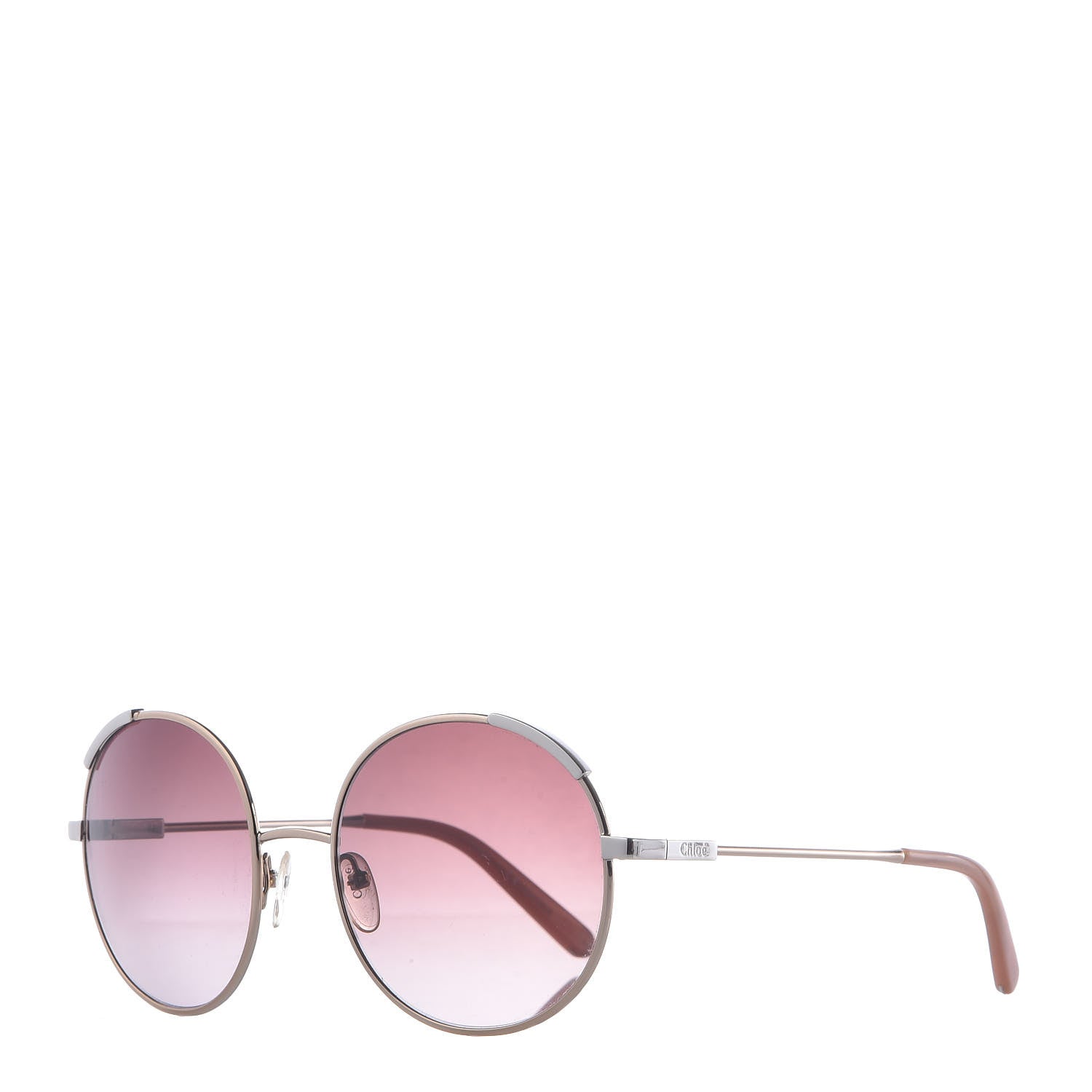 Chloe Oversized Round Sunglasses CE117S Gold 1 of 7