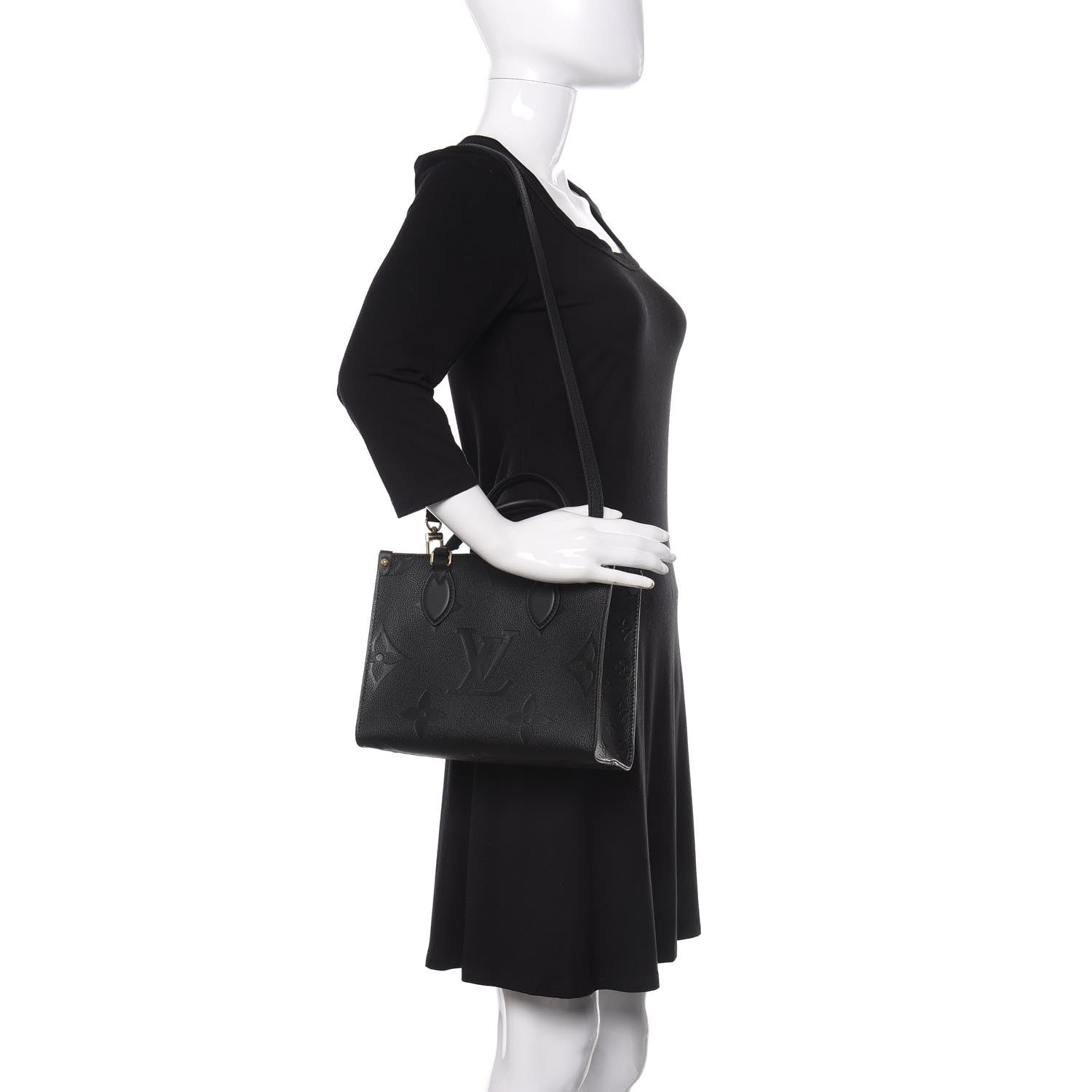 Louis Vuitton Empreinte Monogram Giant Onthego PM Black 2 of 11