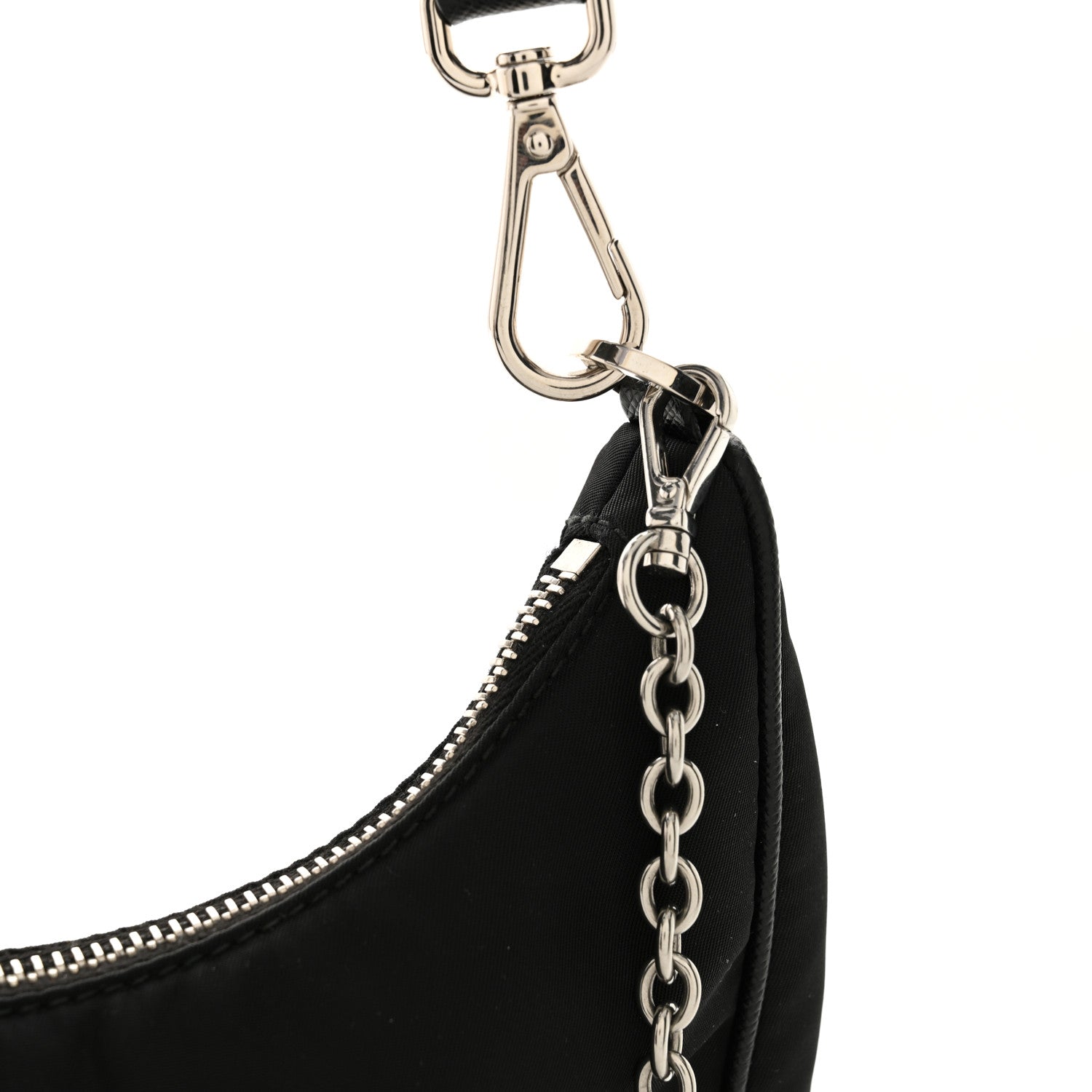 Prada Nylon Re-Edition 2005 Shoulder Bag Black 10 of 10