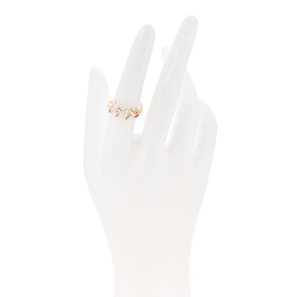 Tiffany 18K Rose Gold Paloma's Graffiti Love Ring 54 7 2 of 6