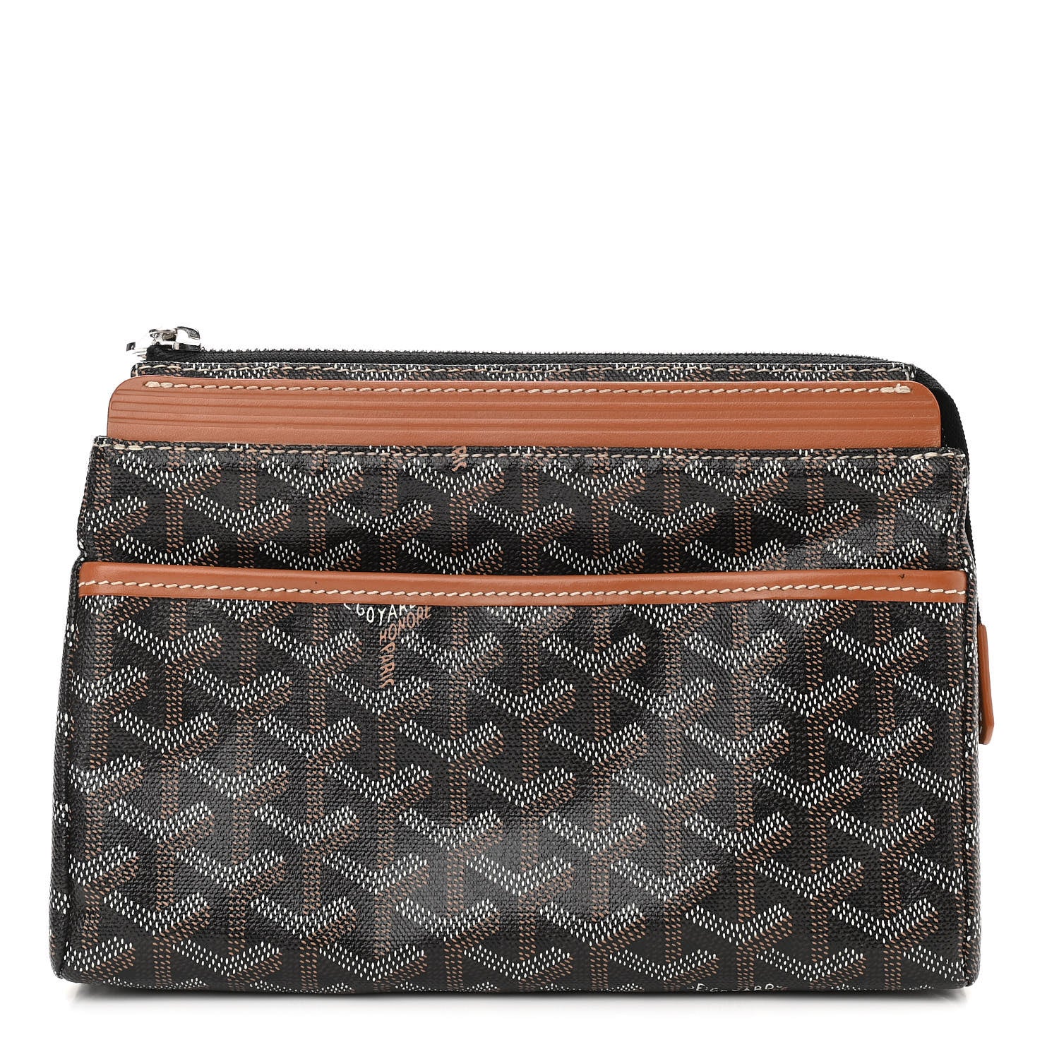 Goyard Goyardine Miroir Toiletry Bag PM Black Gold 1 of 11