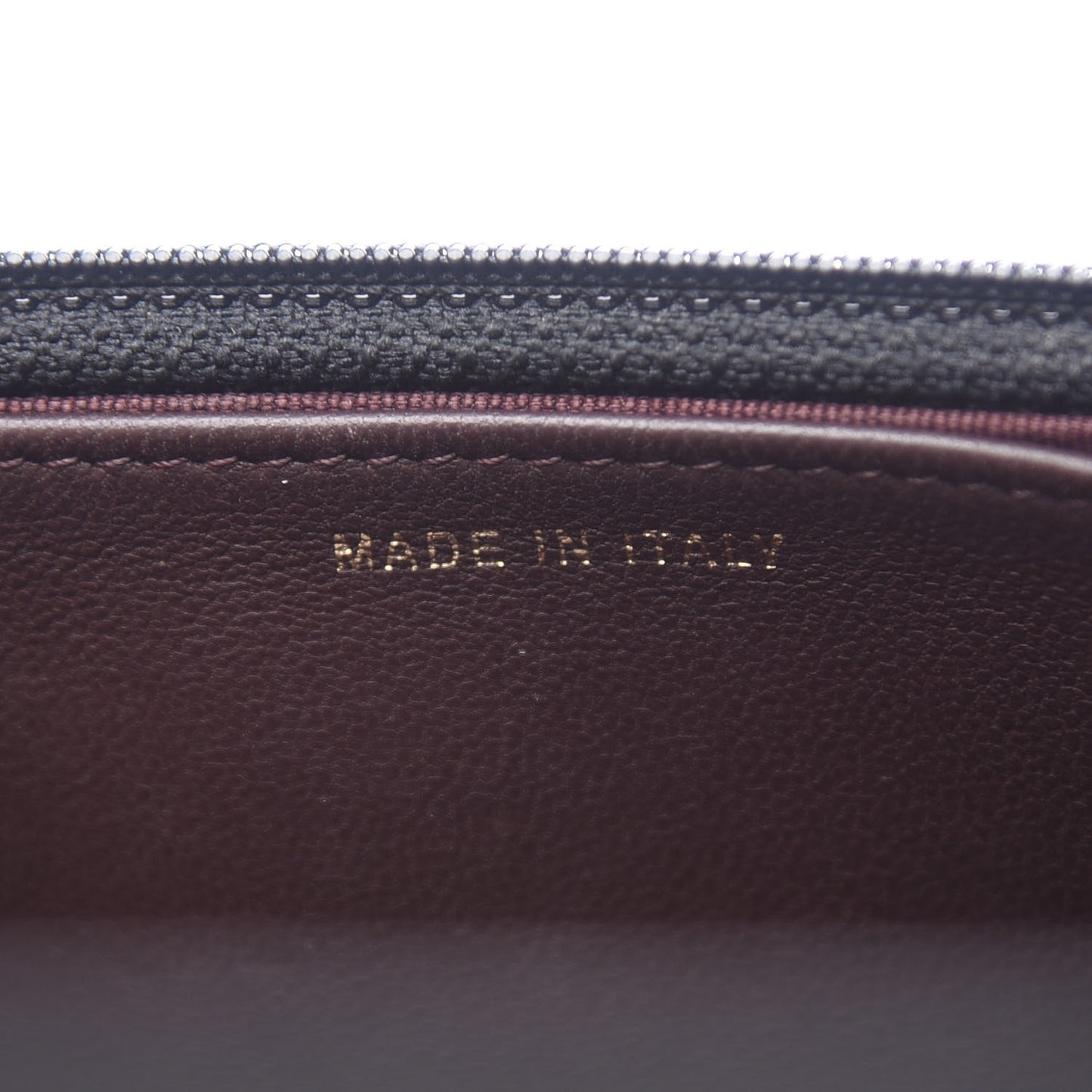 Aged Calfskin Quilted Reissue Wallet On Chain WOC Black