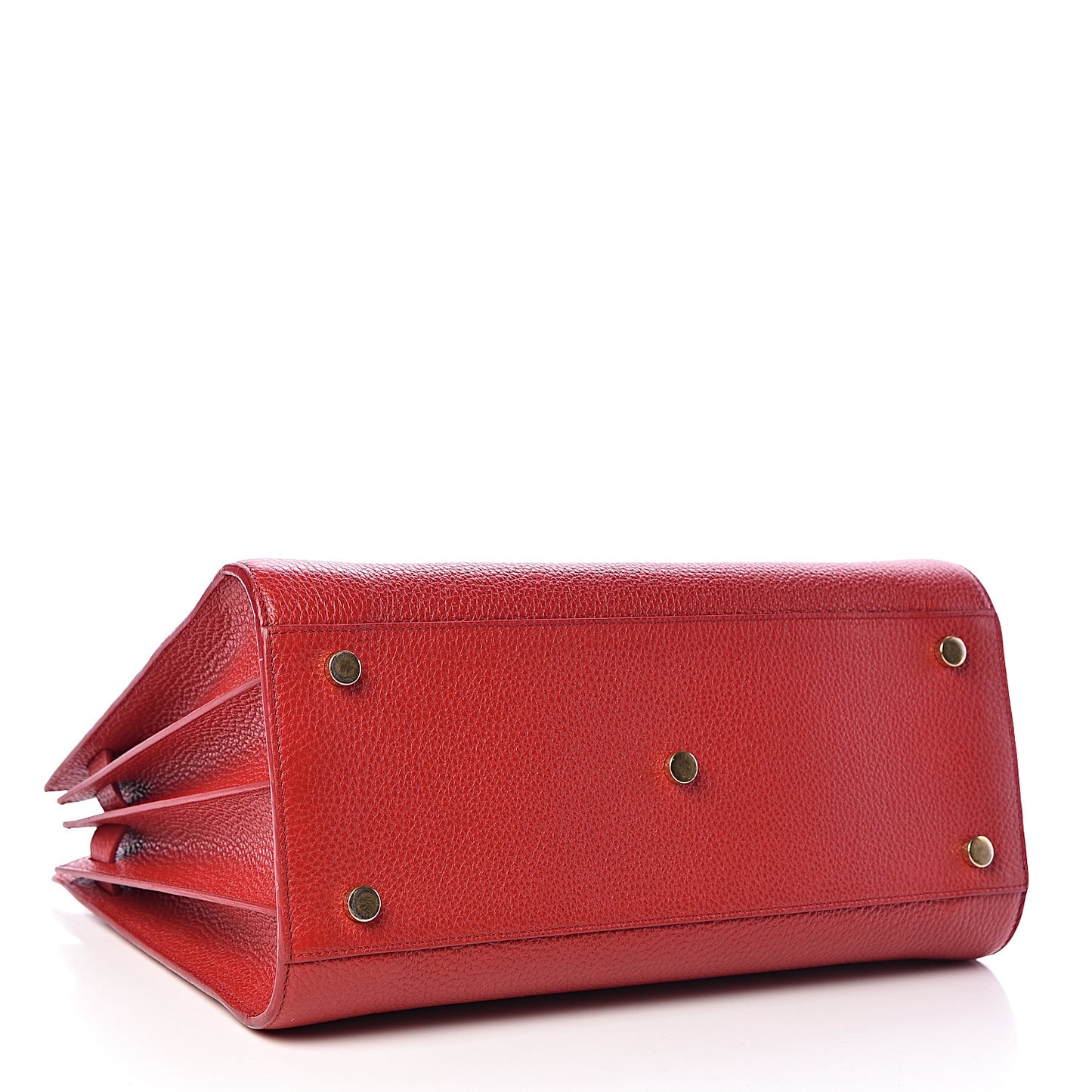 Grained Calfskin Small Sac De Jour Lipstick Red