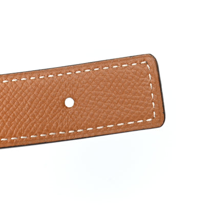 Hermes Swift Epsom 24mm Mini Constance H Belt 75 Black Gold 6 of 9