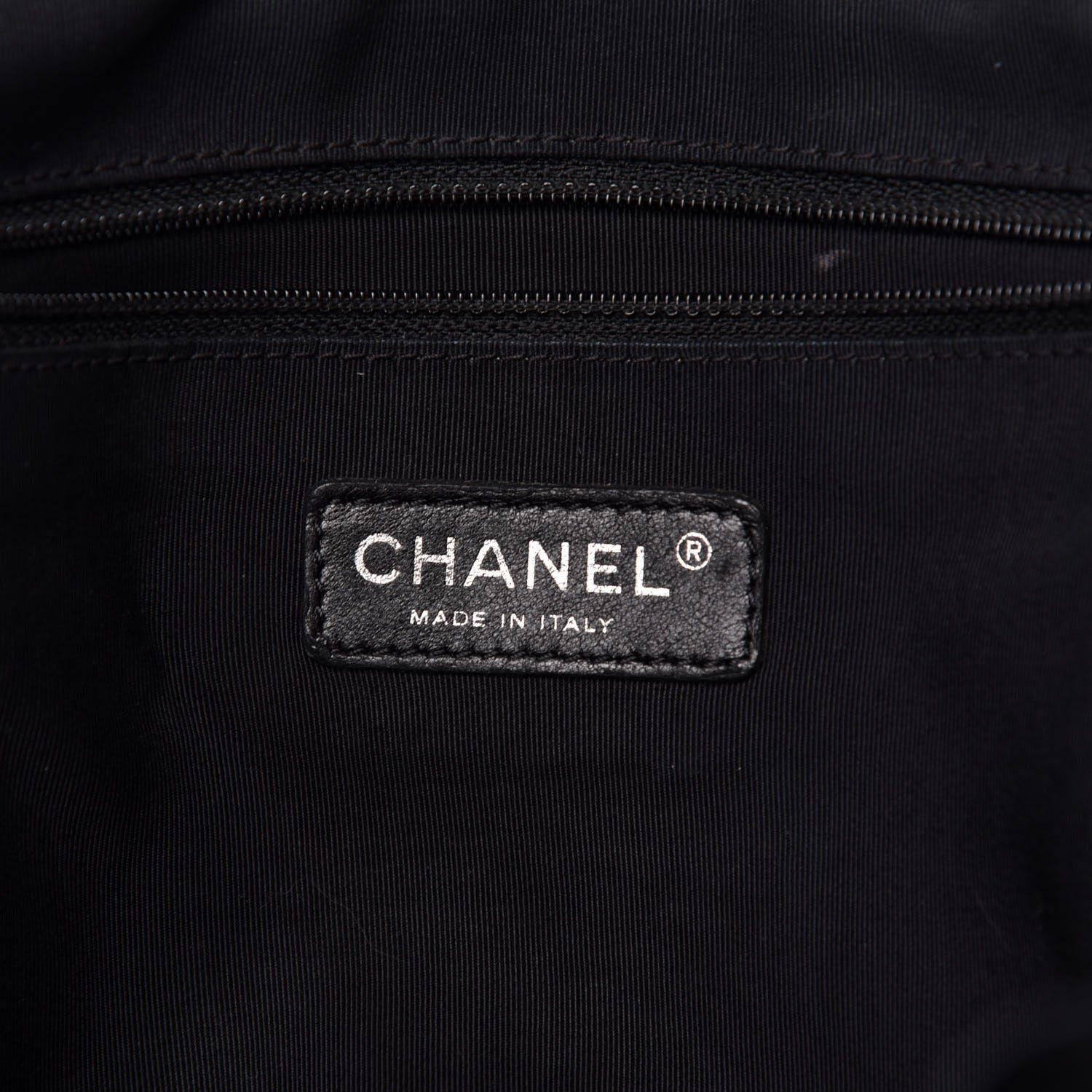 Chanel Vinyl Quilted CC Large Tote Black 6 of 20