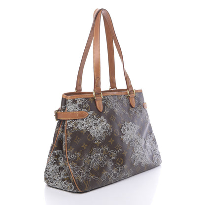Louis Vuitton Monogram Dentelle Batignolles Horizontal Silver 3 of 10