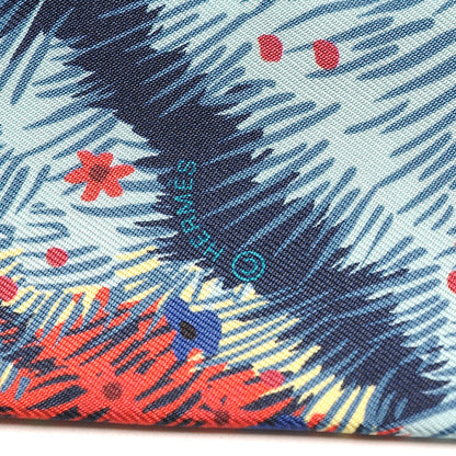 Hermes Silk Dans un Jardin Anglais Twilly Canard Vert Jaune 5 of 5