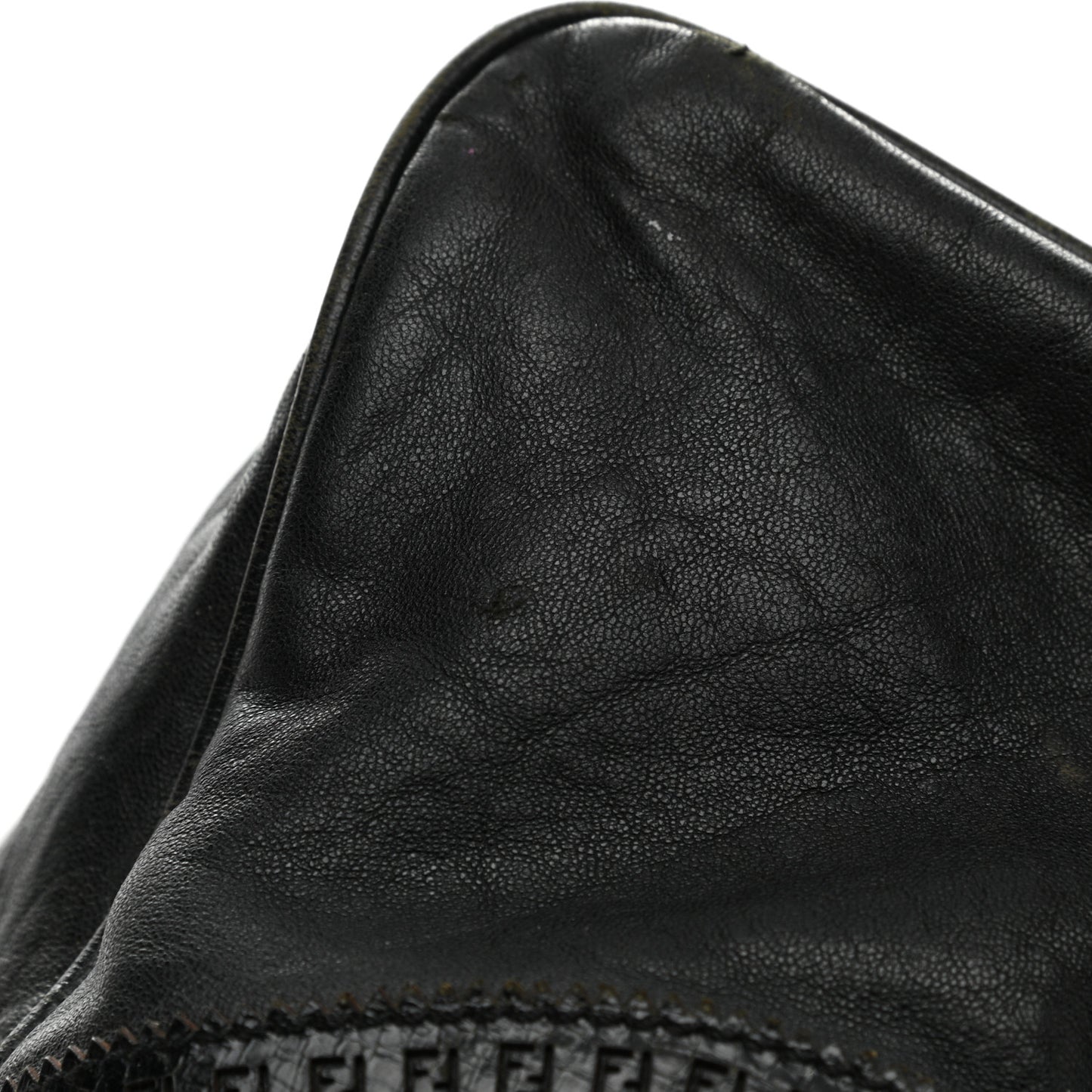 Distressed Lambskin Large Bag De Jour Tote Black