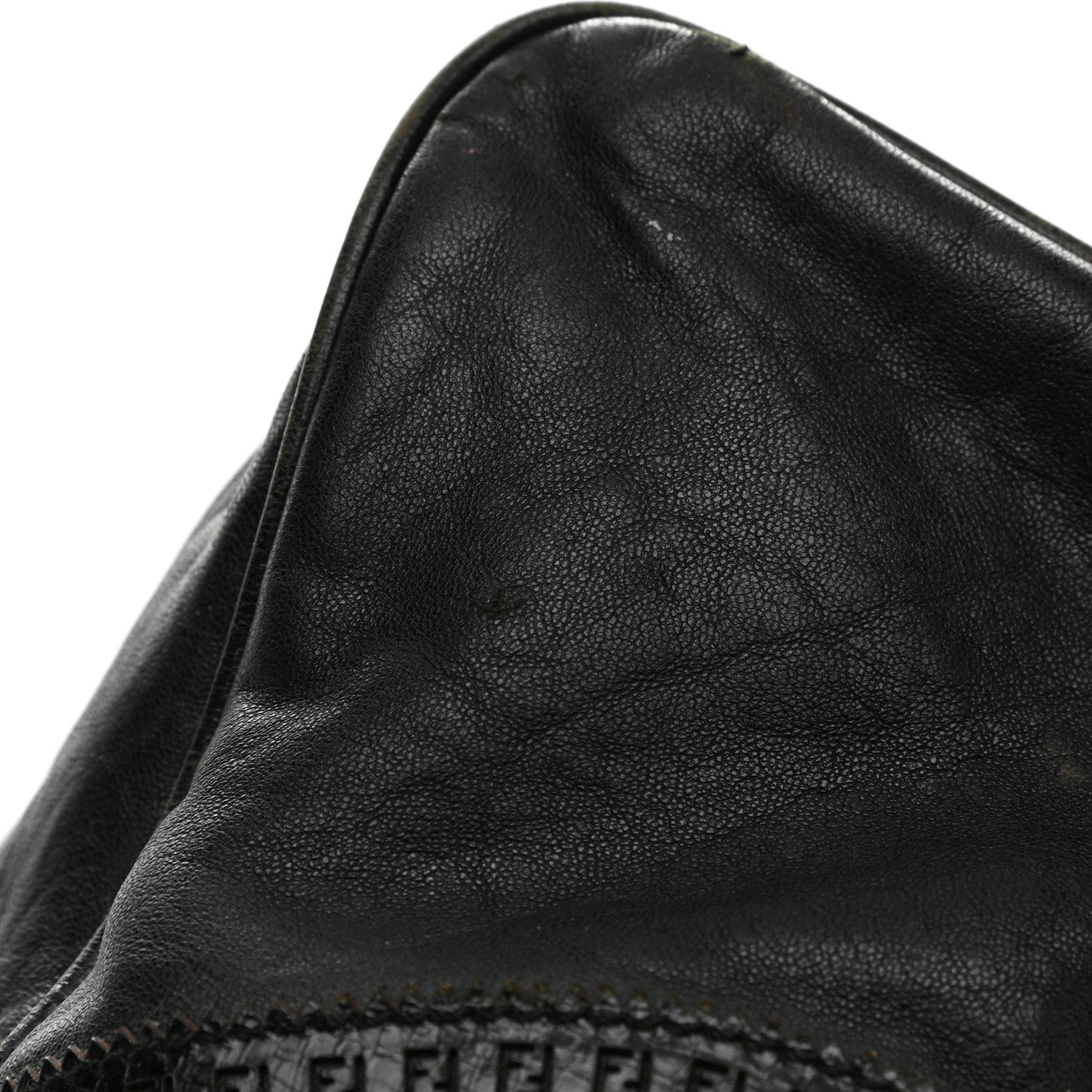 Fendi Distressed Lambskin Large Bag De Jour Tote Black 21 of 24