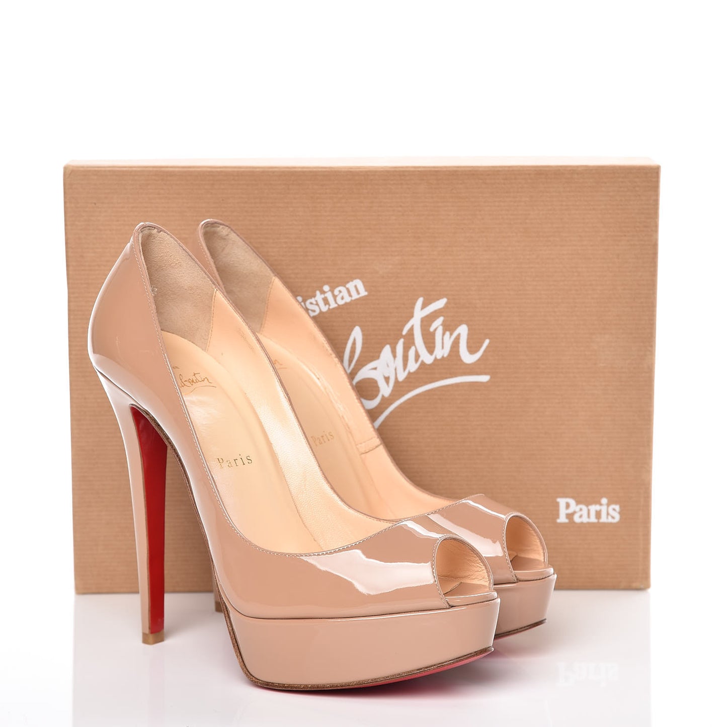 Patent Banane 140 Pumps 38.5 Nude