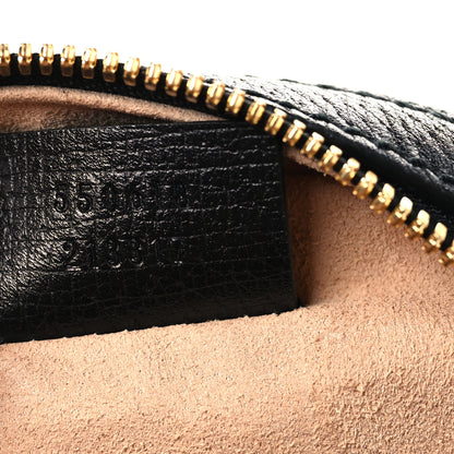Gucci Grained Calfskin Web Mini Ophidia Round Shoulder Bag Black 7 of 10