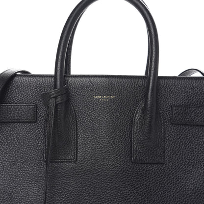 Saint Laurent Grained Calfskin Small Sac De Jour Black 9 of 10