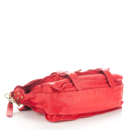 Proenza Schouler Lambskin Large PS1 Satchel Bright Red 4 of 14