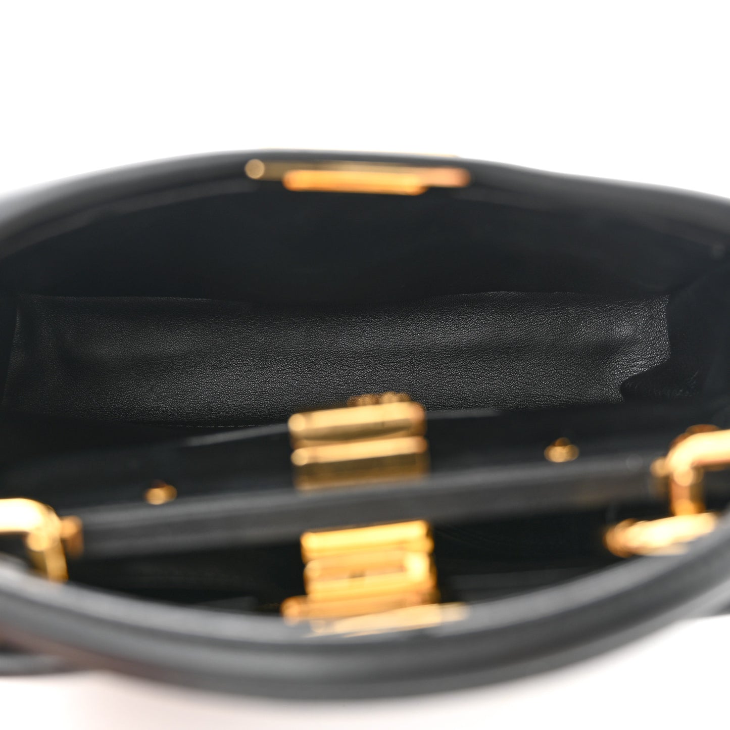 Nappa Mini Peekaboo Iconic Satchel Black