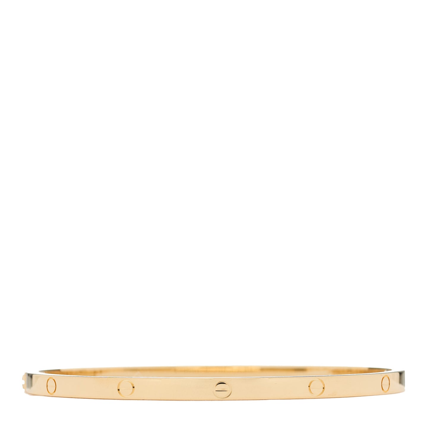 18K Yellow Gold Small LOVE Bracelet 17