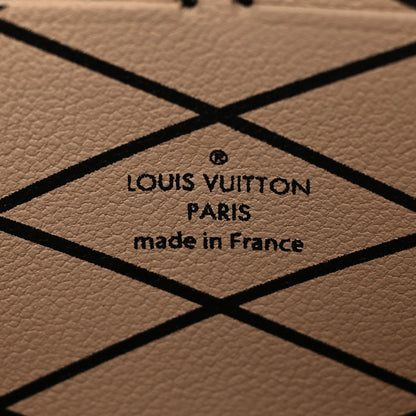 Louis Vuitton Snakeskin Monogram Embossed Trunk Chain Wallet Blanc 6 of 11