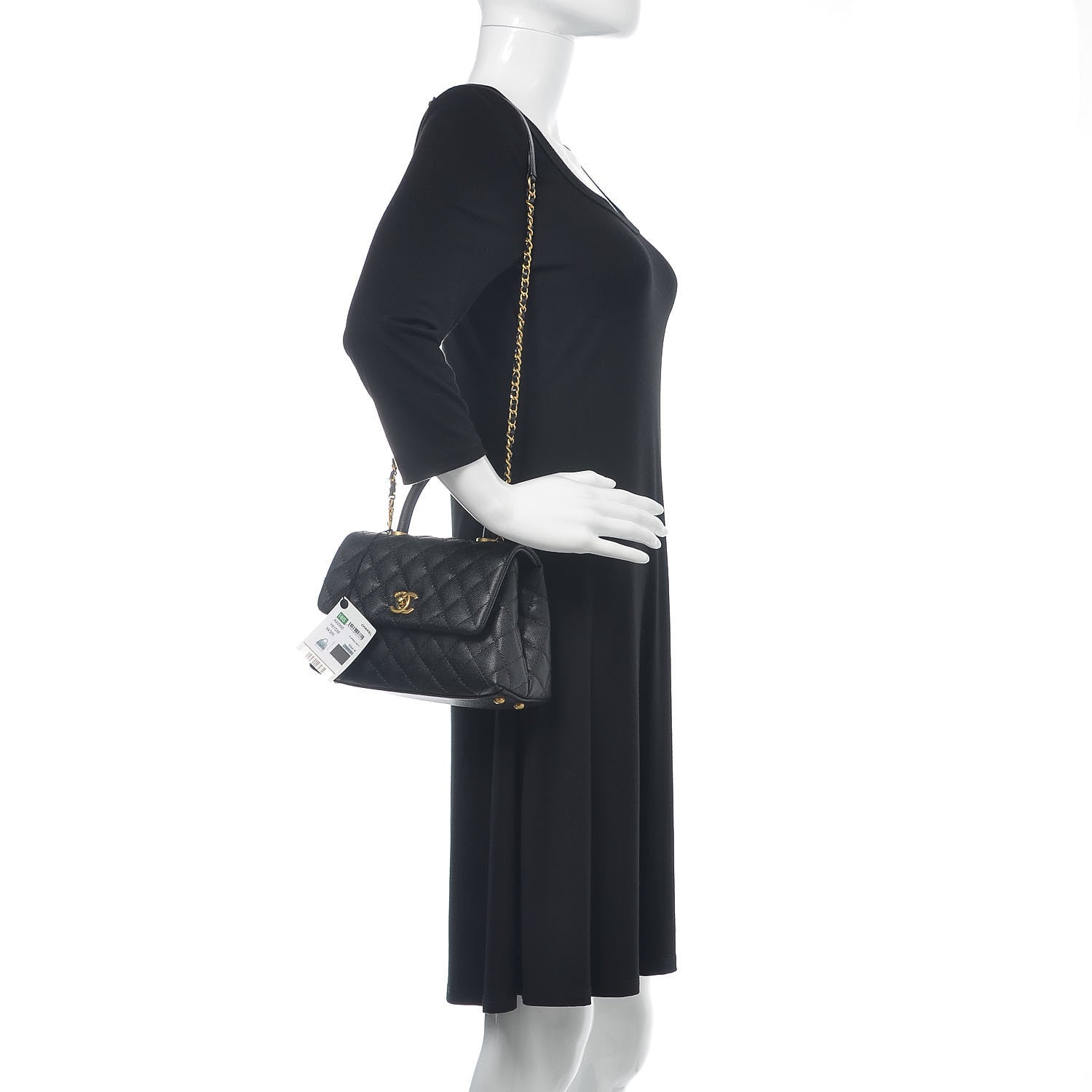 Chanel Caviar Quilted Mini Coco Handle Flap Black 2 of 10