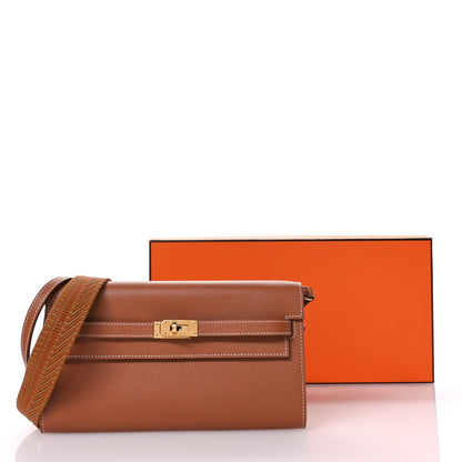 Hermes Evercolor Cavale Kelly Wallet To Go Gold 11 of 11