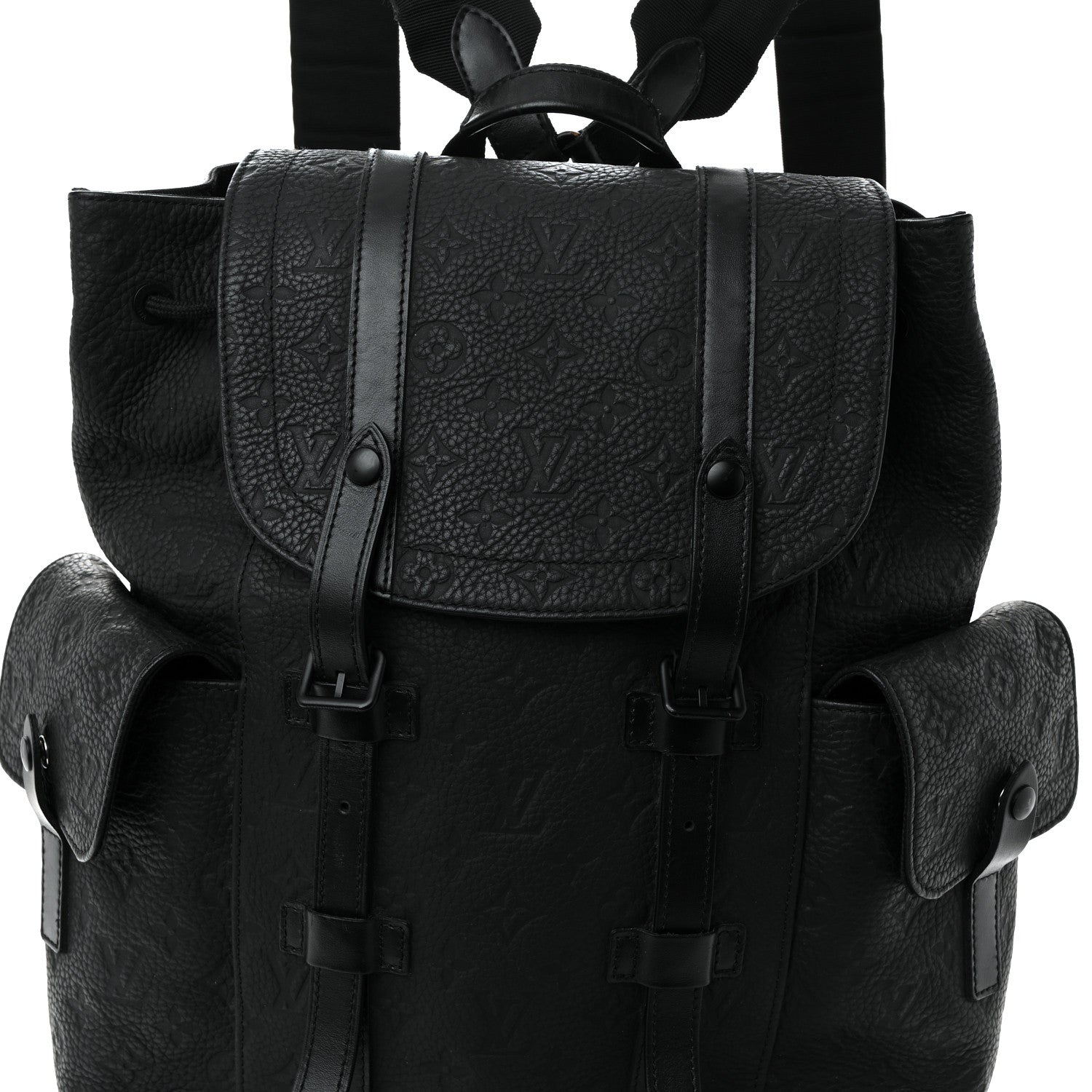 Louis Vuitton Taurillon Monogram Christopher PM Backpack Black 9 of 11