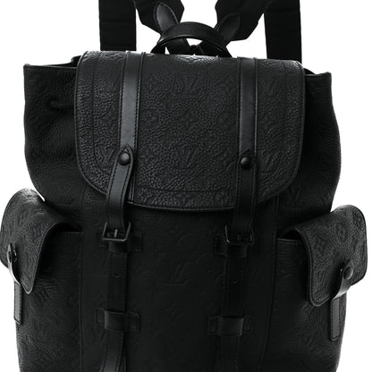 Louis Vuitton Taurillon Monogram Christopher PM Backpack Black 9 of 11