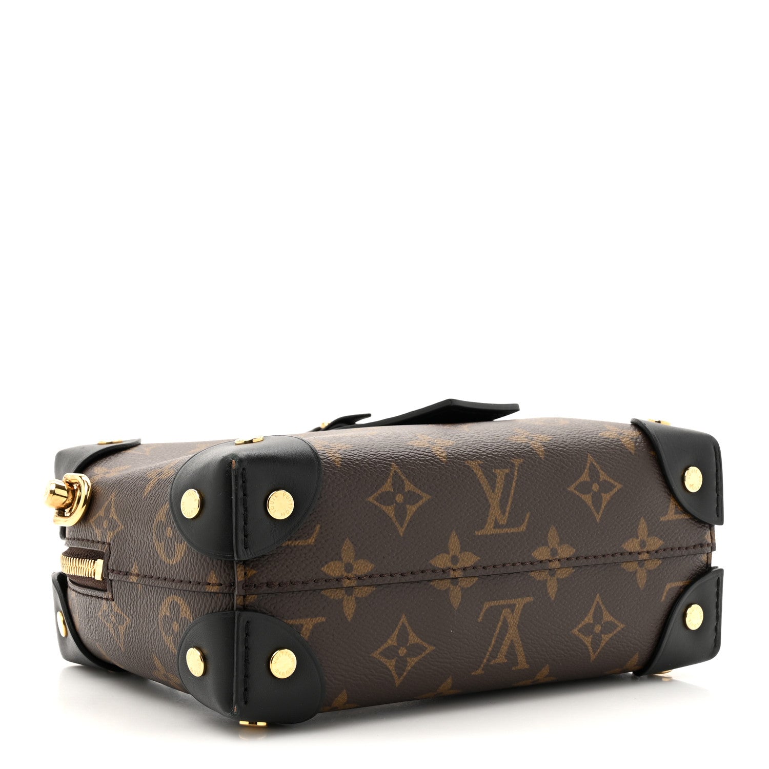 Louis Vuitton Monogram Petite Malle Souple Black 4 of 9