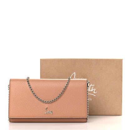 Christian Louboutin Calfskin Boudoir Chain Wallet Nude 9 of 9