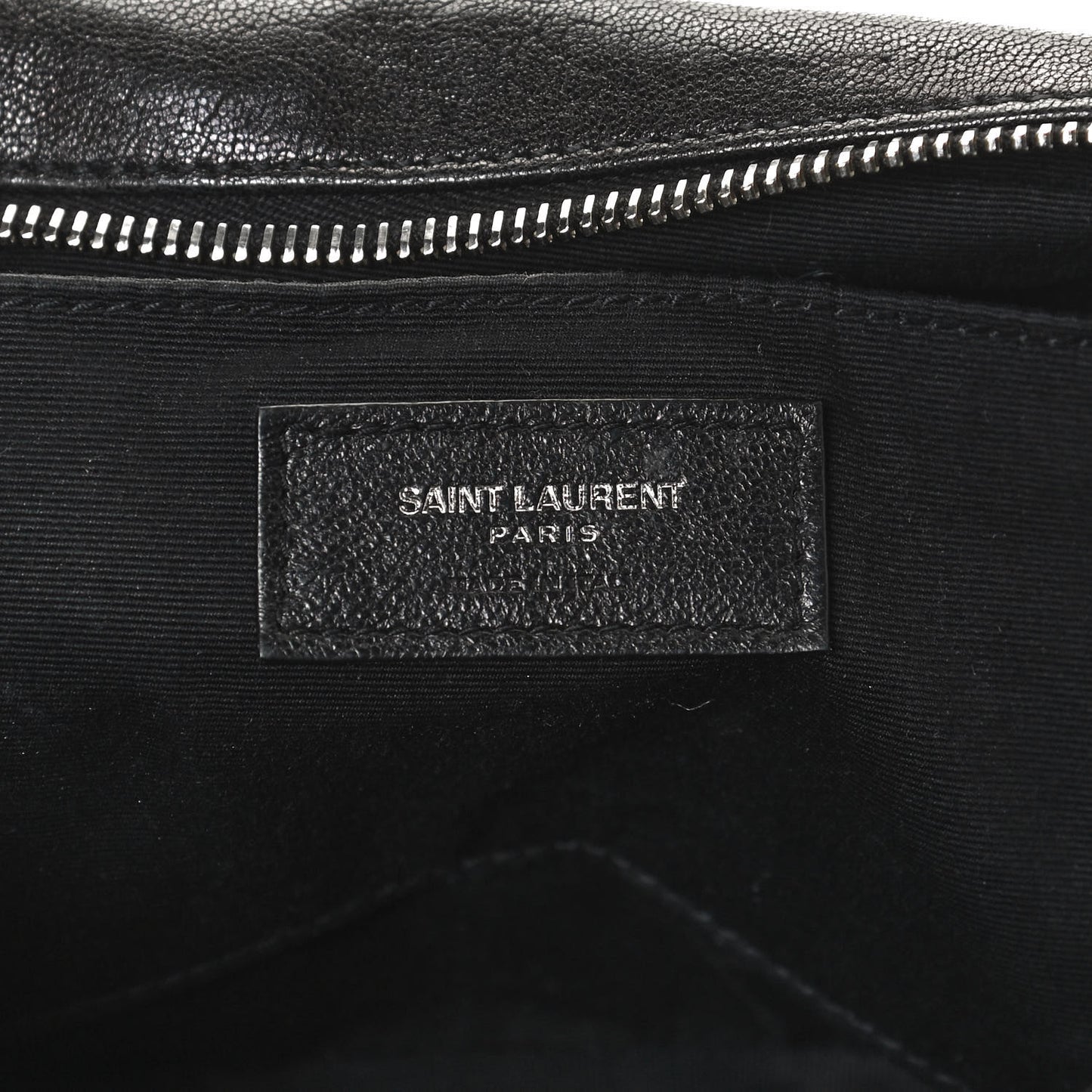 Lambskin Monogram Embossed Small Lou Camera Bag Black