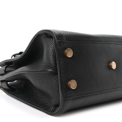 Saint Laurent Grained Calfskin Nano Supple Sac De Jour Black 8 of 9