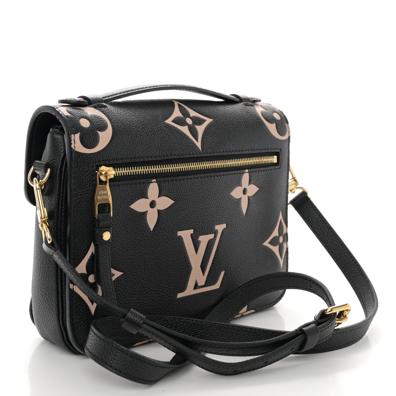 Louis Vuitton Empreinte Monogram Giant Pochette Metis Black Beige 3 of 11