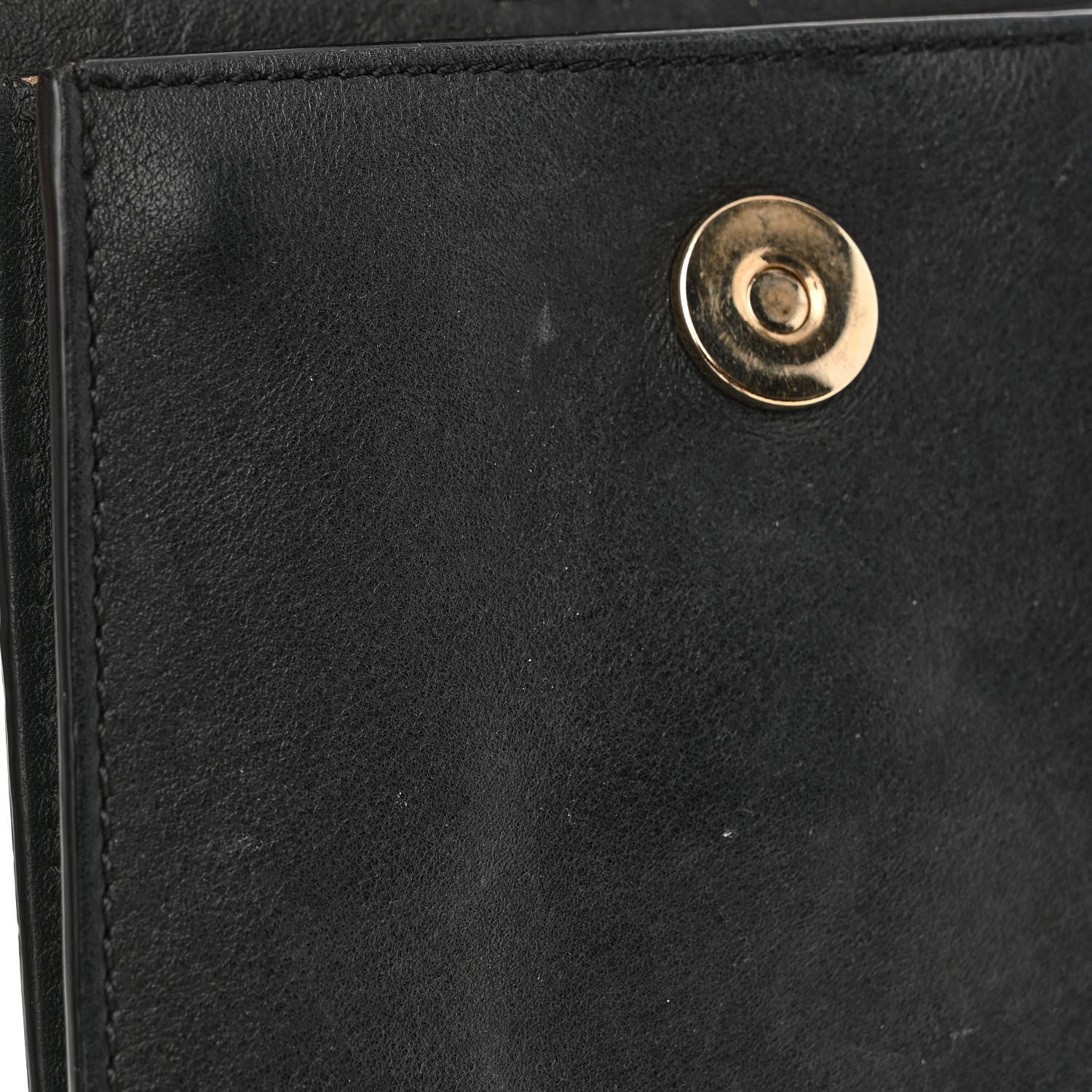 Chloe Suede Calfskin Mini Faye Bracelet Bag Black 12 of 13