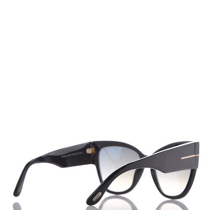 Tom Ford Acetate Anoushka Cat Eye Sunglasses TF371 Black 4 of 7