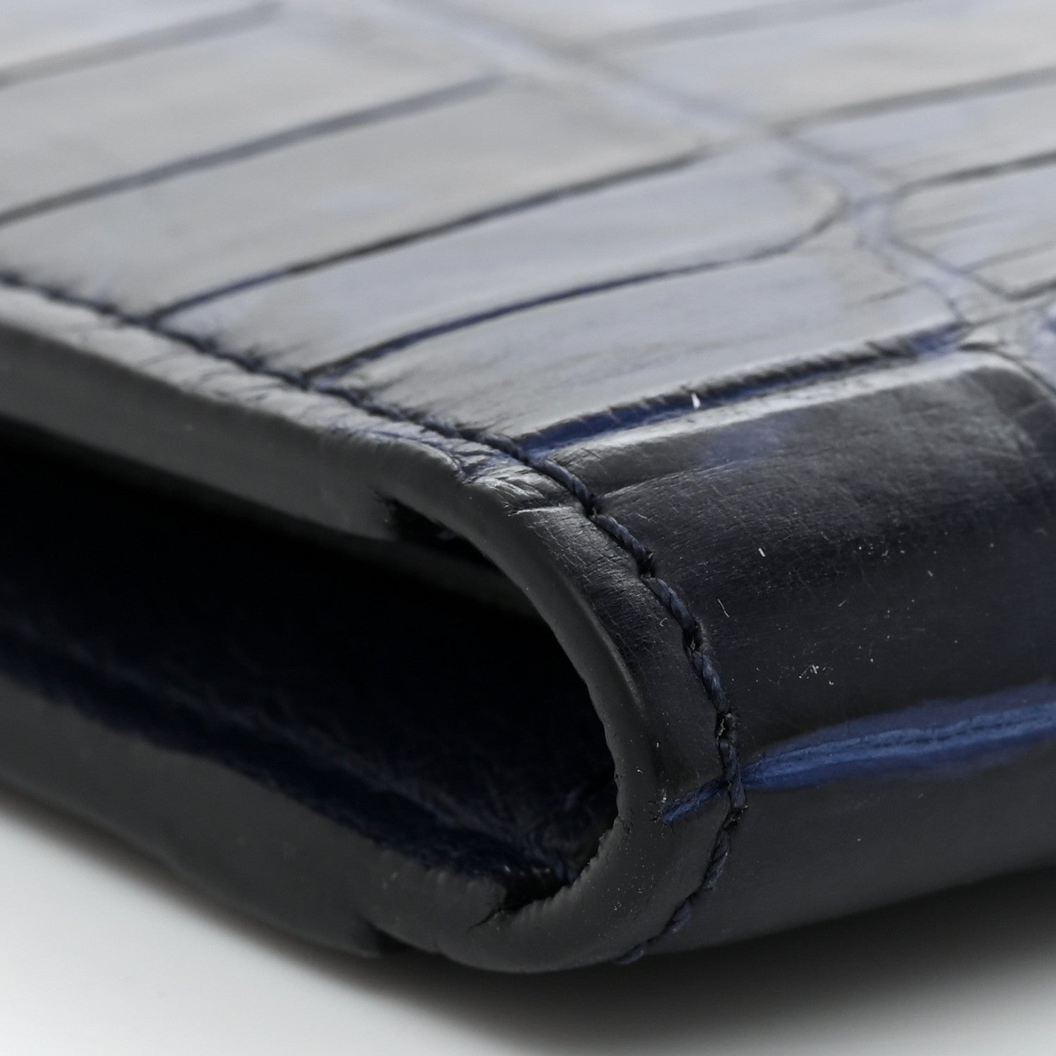 Louis Vuitton Alligator Pocket Organizer Blue 9 of 11
