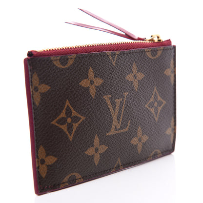 Louis Vuitton Monogram Zipped Card Holder Fuchsia 2 of 6