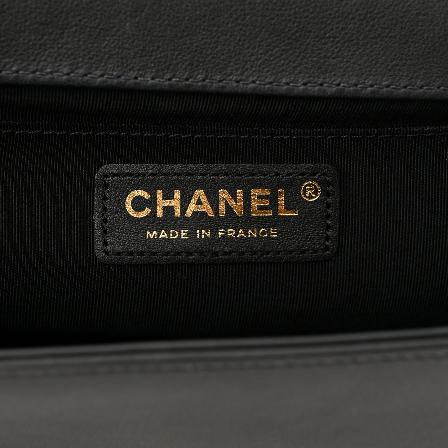 Calfskin Quilted Medium Boy Flap Black
