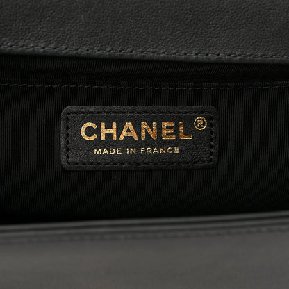 Chanel Calfskin Quilted Medium Boy Flap Black 6 of 10