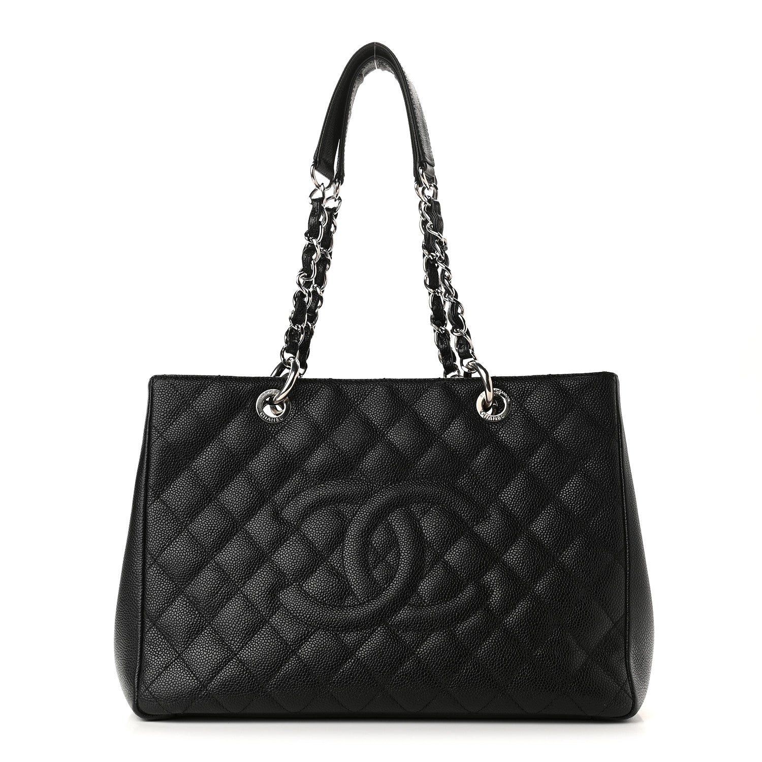 Chanel Caviar Quilted Grand Shopping Tote GST Black 1 of 9