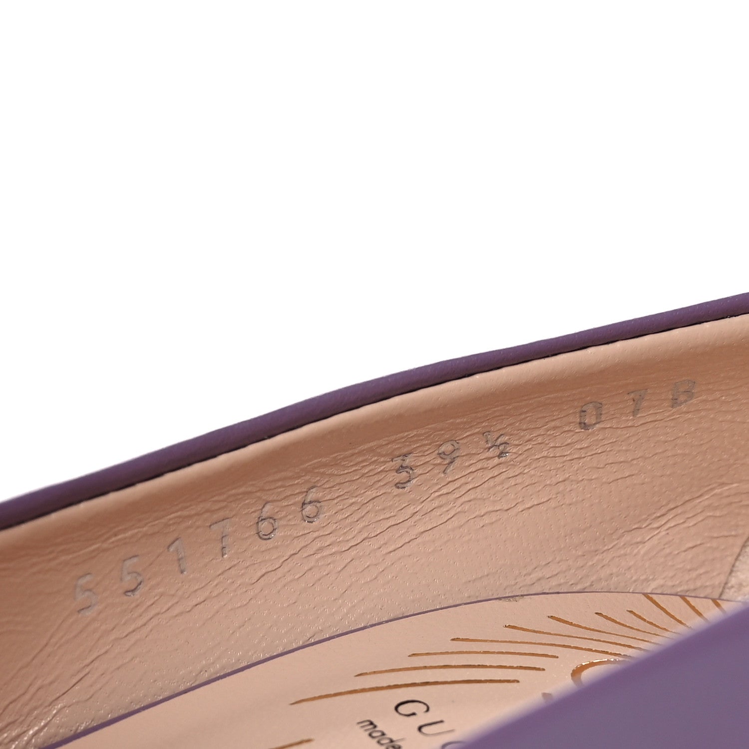 Gucci Nappa Bow High Heel Pumps 39.5 New Lavender 5 of 5