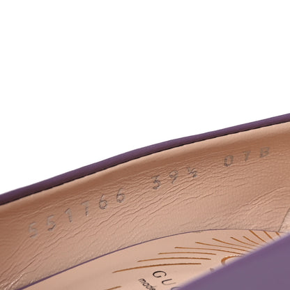 Gucci Nappa Bow High Heel Pumps 39.5 New Lavender 5 of 5