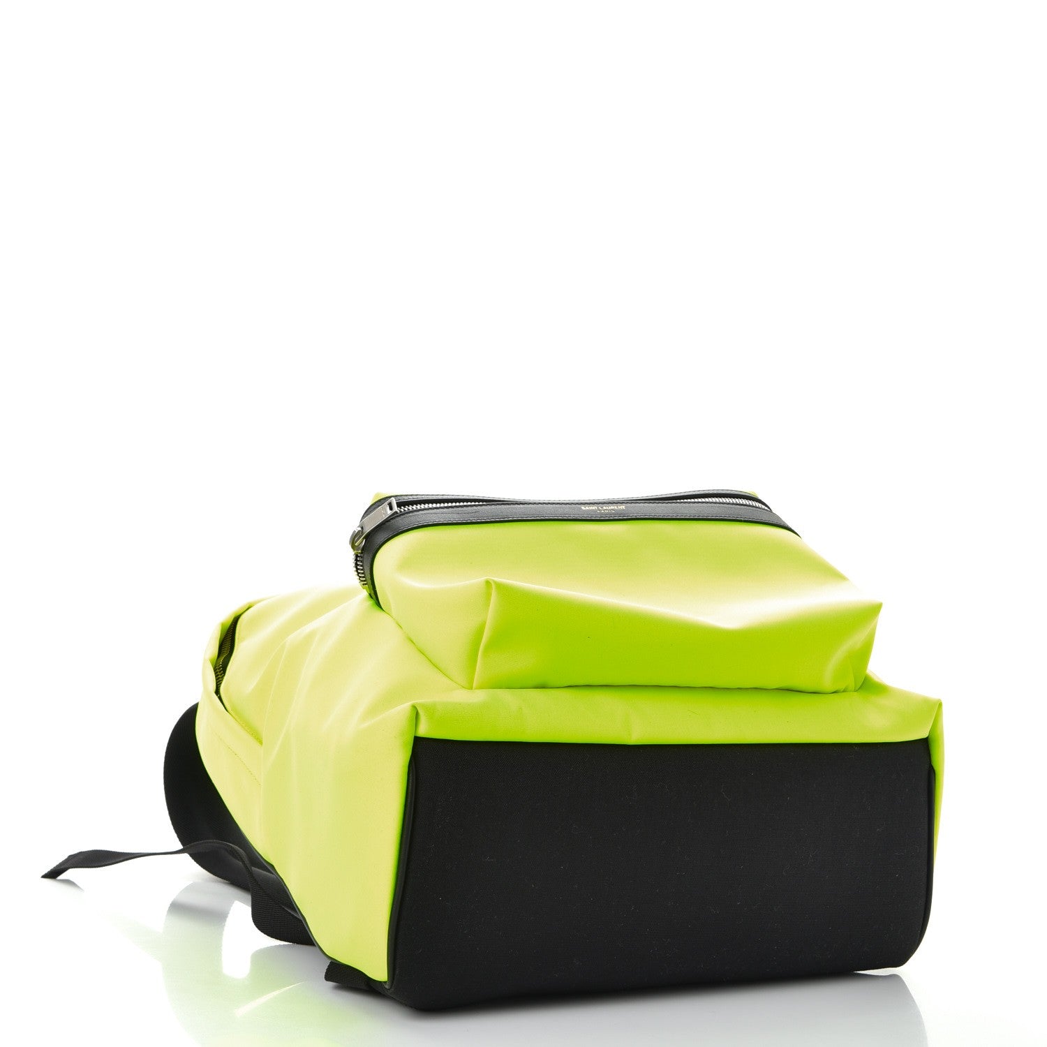 Saint Laurent Nylon Classic Hunting Backpack Neon Yellow 4 of 7
