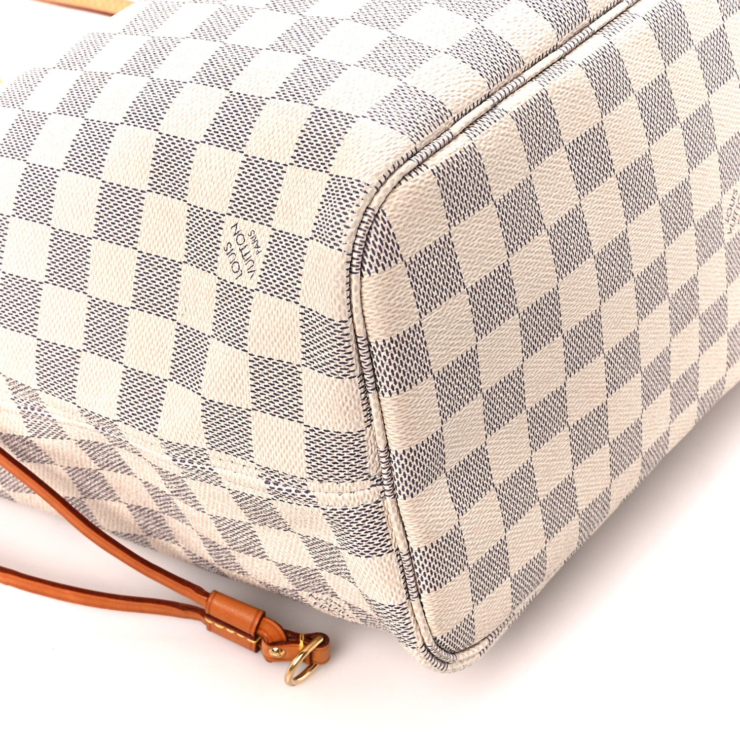 Louis Vuitton Damier Azur Neo Neverfull MM Rose Ballerine 14 of 15