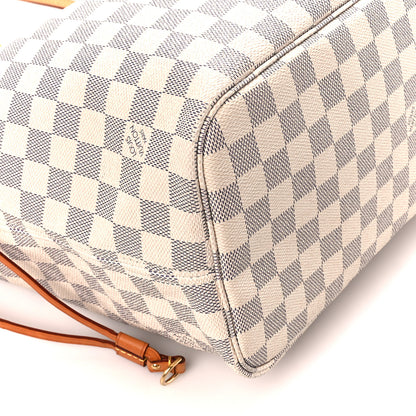 Louis Vuitton Damier Azur Neo Neverfull MM Rose Ballerine 14 of 15