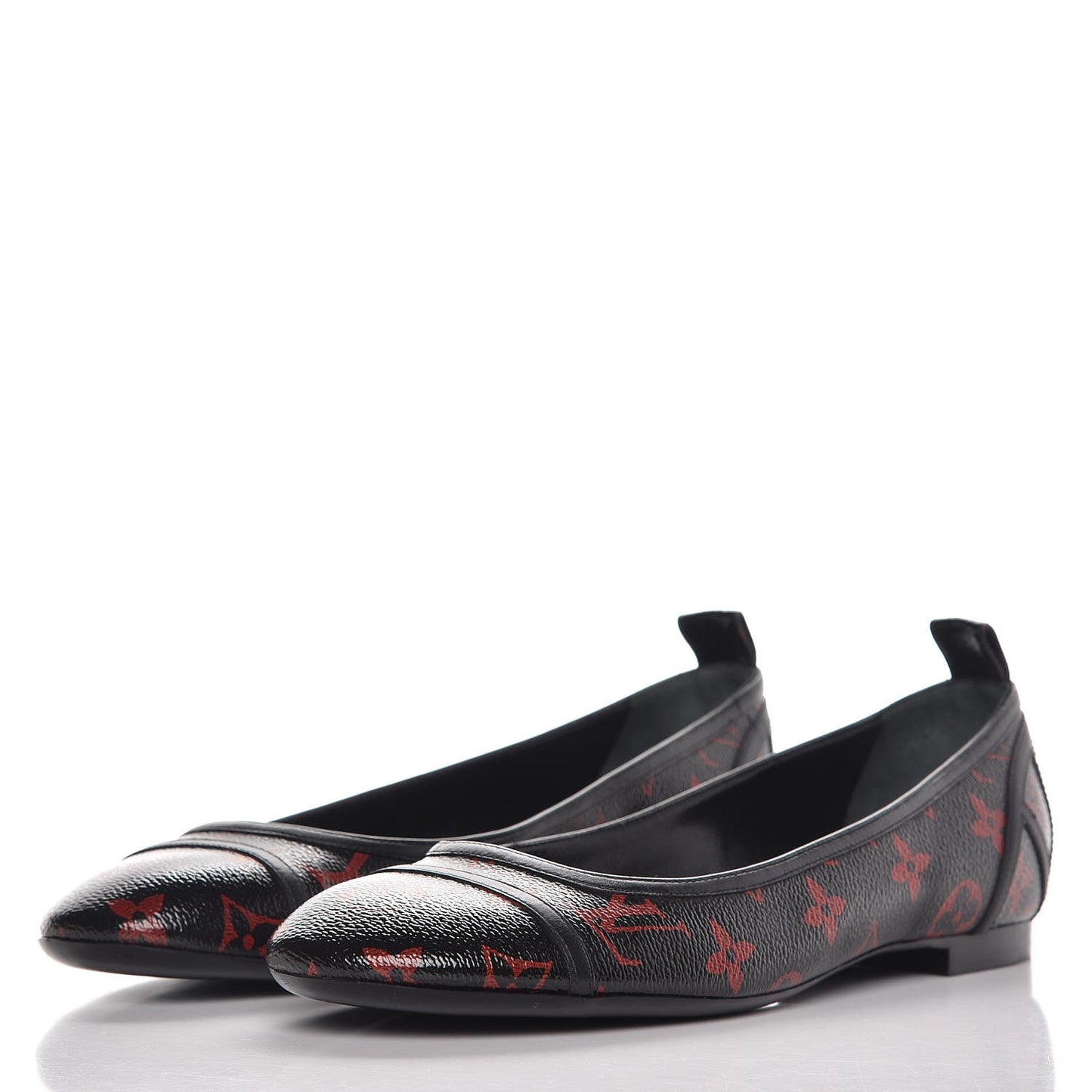 Monogram Infrarouge New Revival Ballerina Flats 39 Black