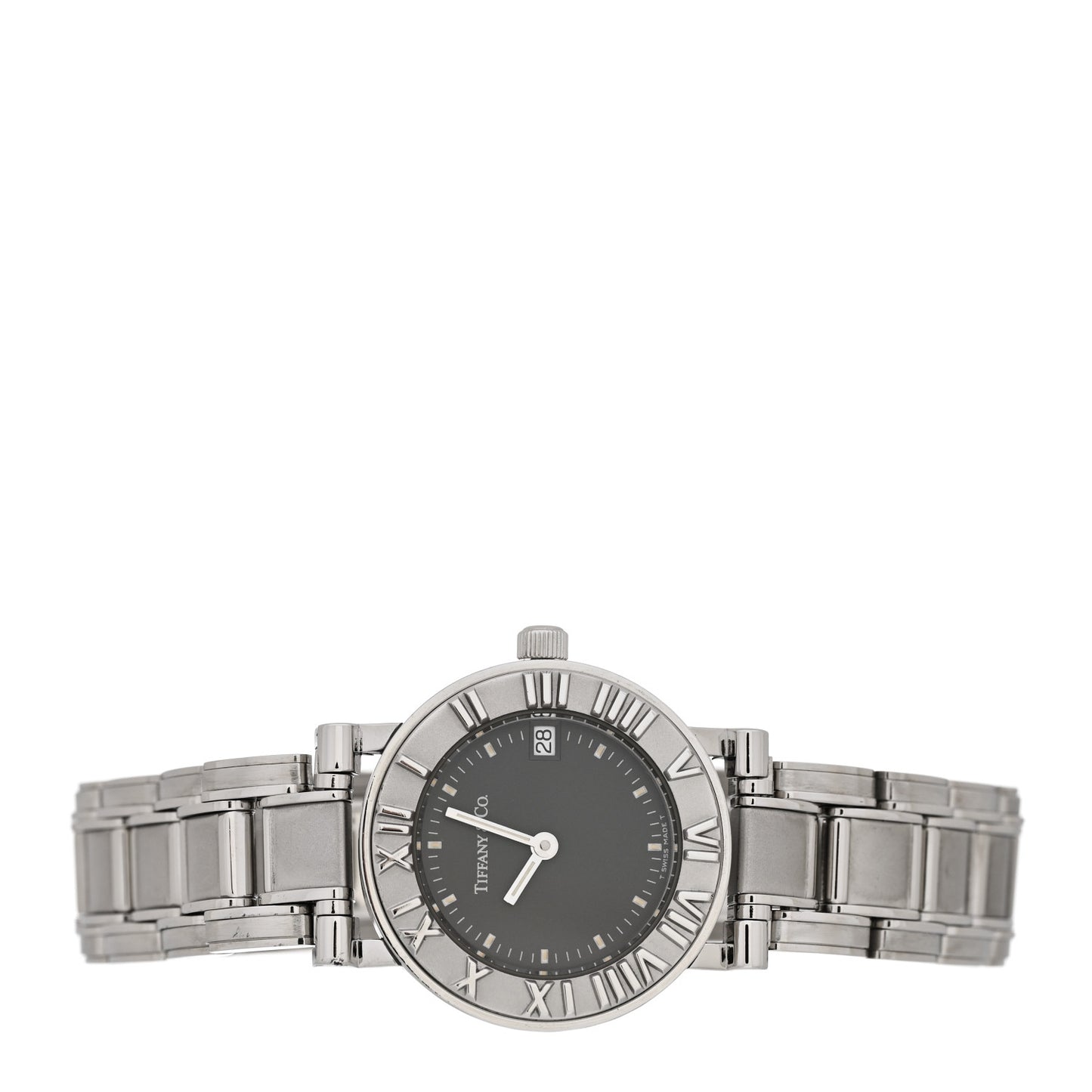 Stainless Steel 25mm Atlas Quartz Watch Black