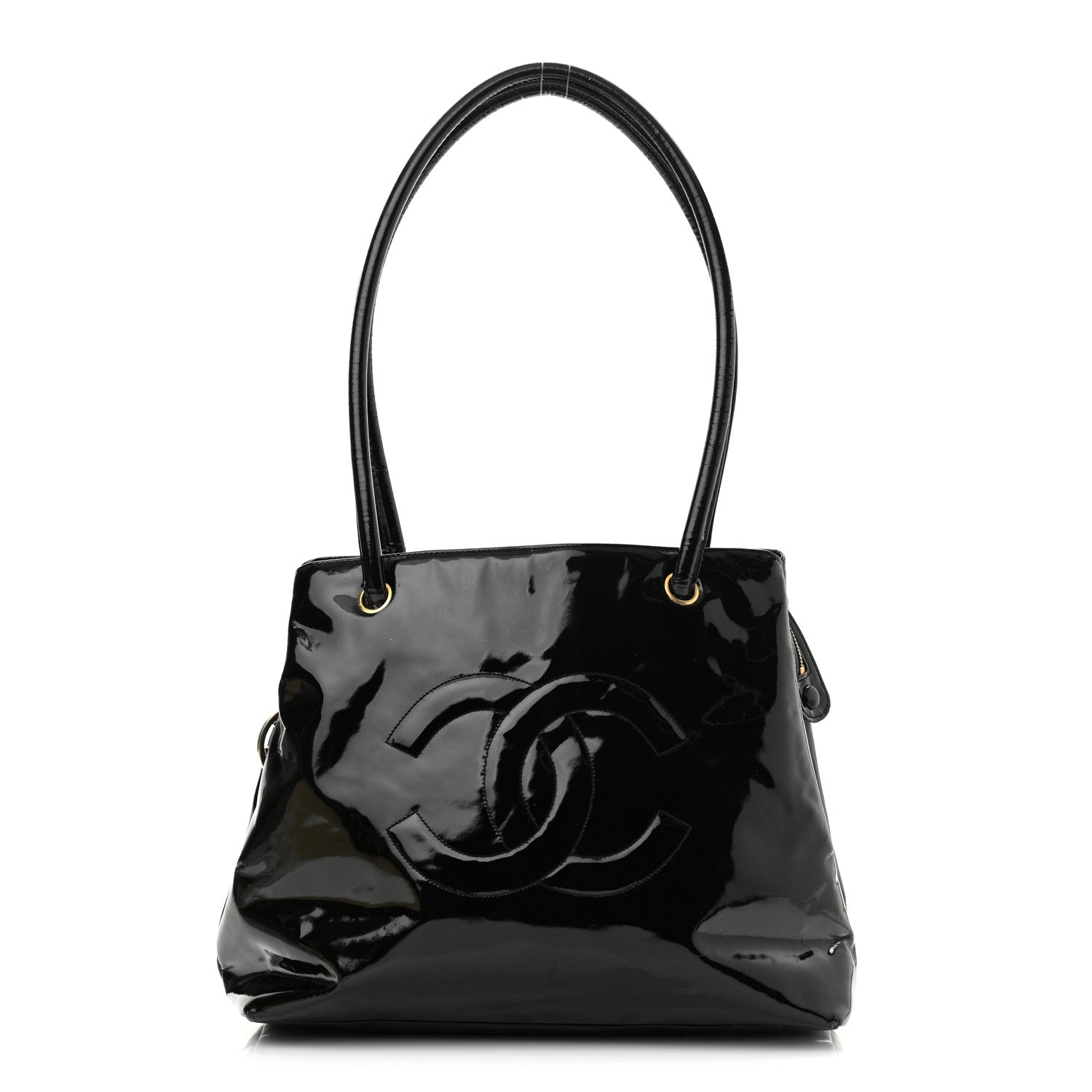 Chanel Patent CC Tote Black 1 of 12