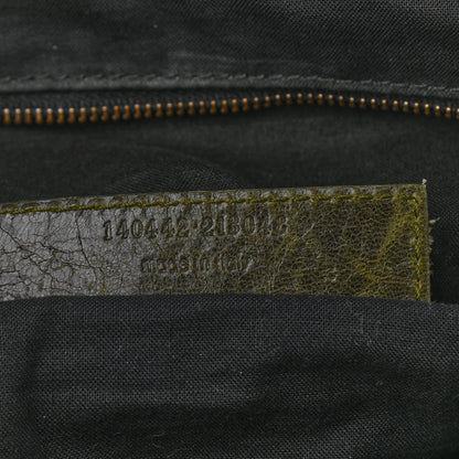 Balenciaga Agneau Classic Hardware Day Hobo Olive 9 of 17