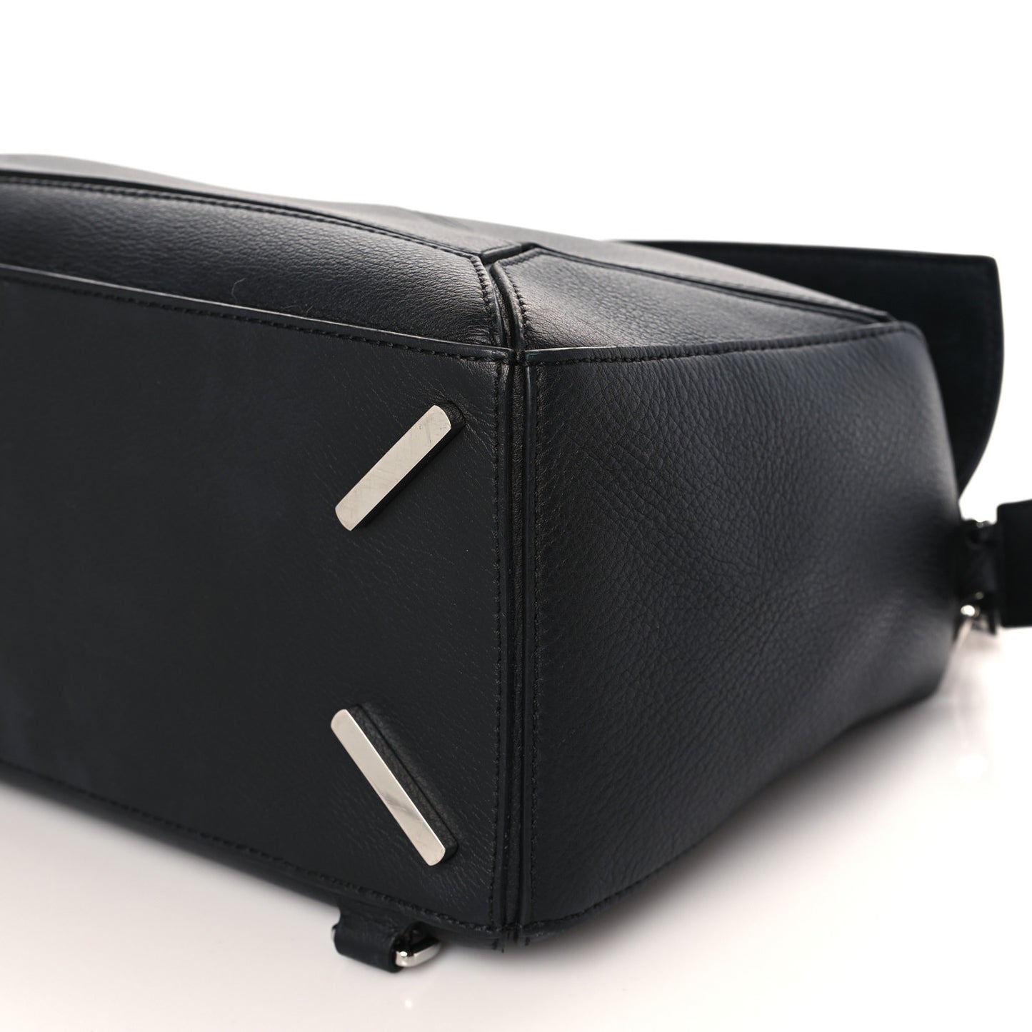 Calfskin Medium Puzzle Bag Black