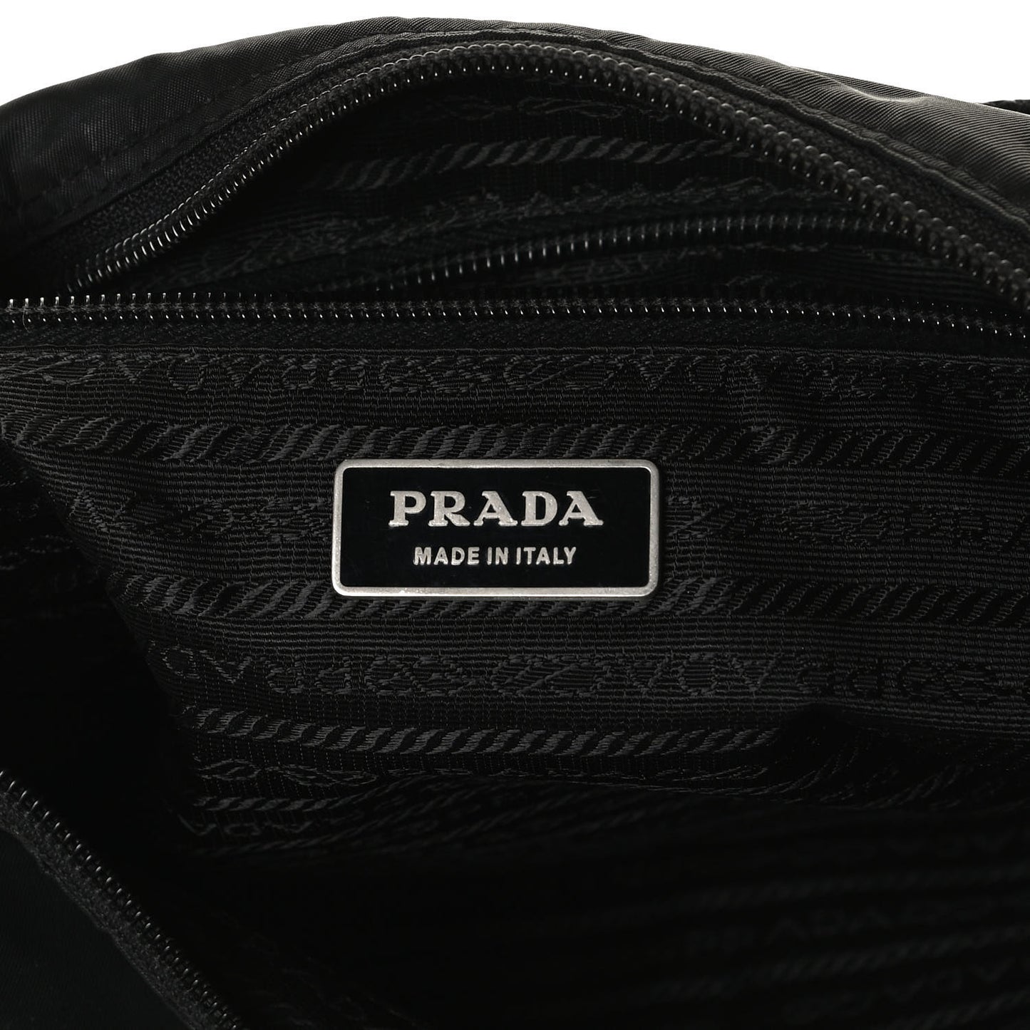 Nylon Vela Messenger Bag Black