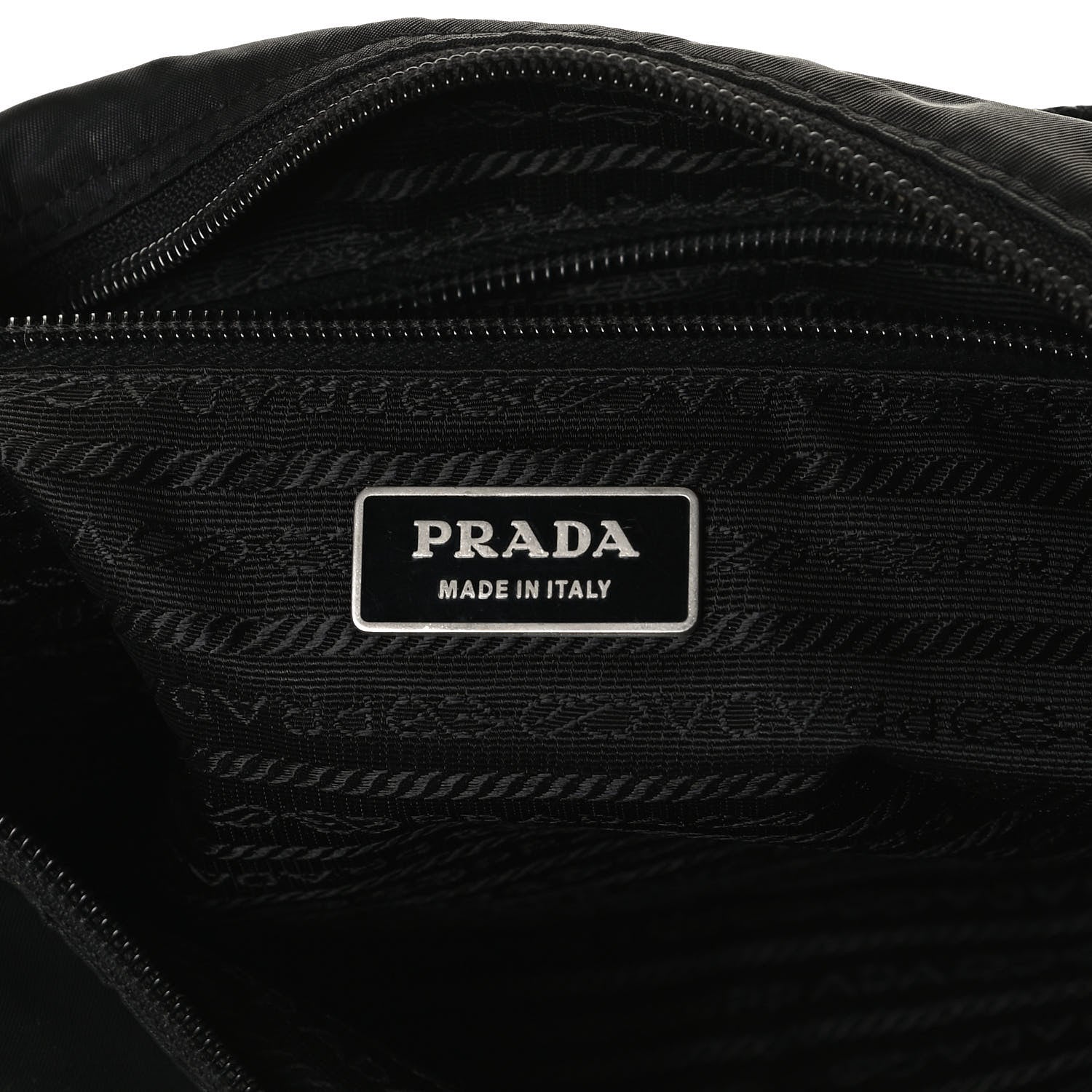 Prada Nylon Vela Messenger Bag Black 5 of 14