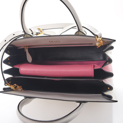 Prada Saffiano Calfskin Bibliotheque Top Handle White Begonia 6 of 8