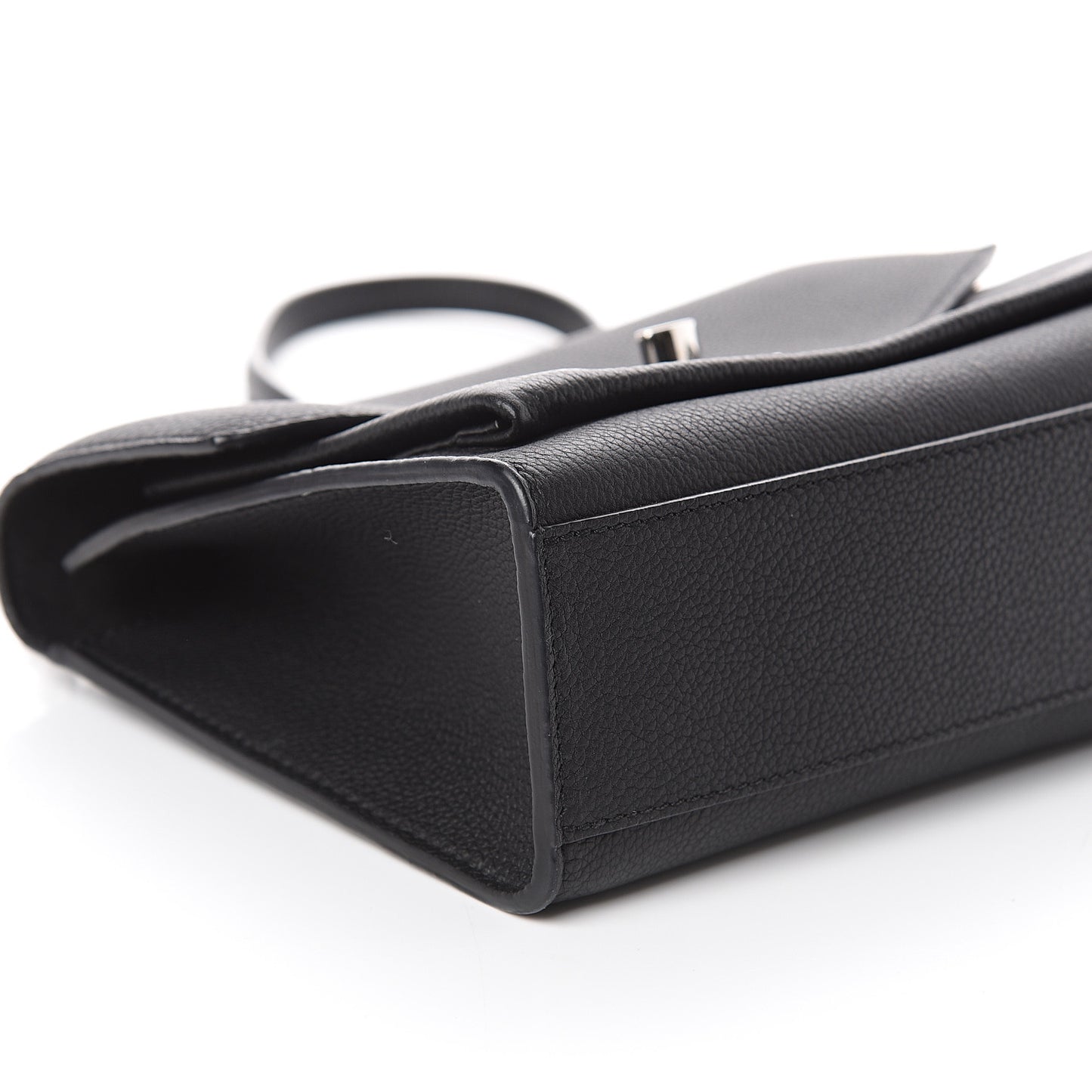 Soft Calfskin My Lockme Chain Bag BB Black